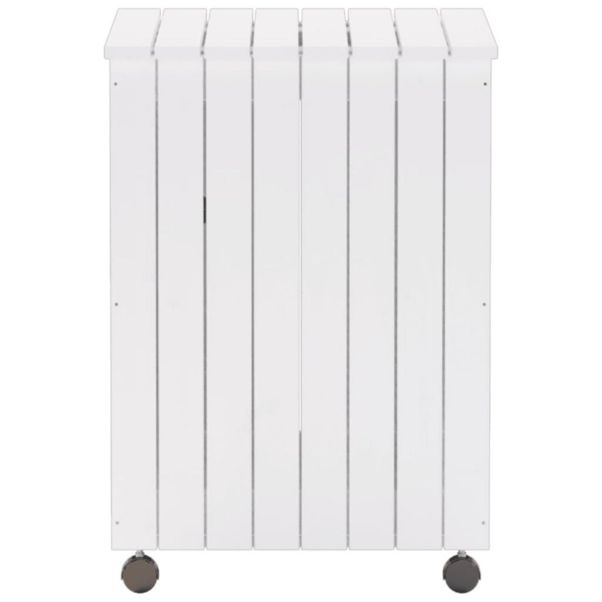 VIDAXL Panier a linge et roulettes RANA 45x45x64 cm bois massif de pin