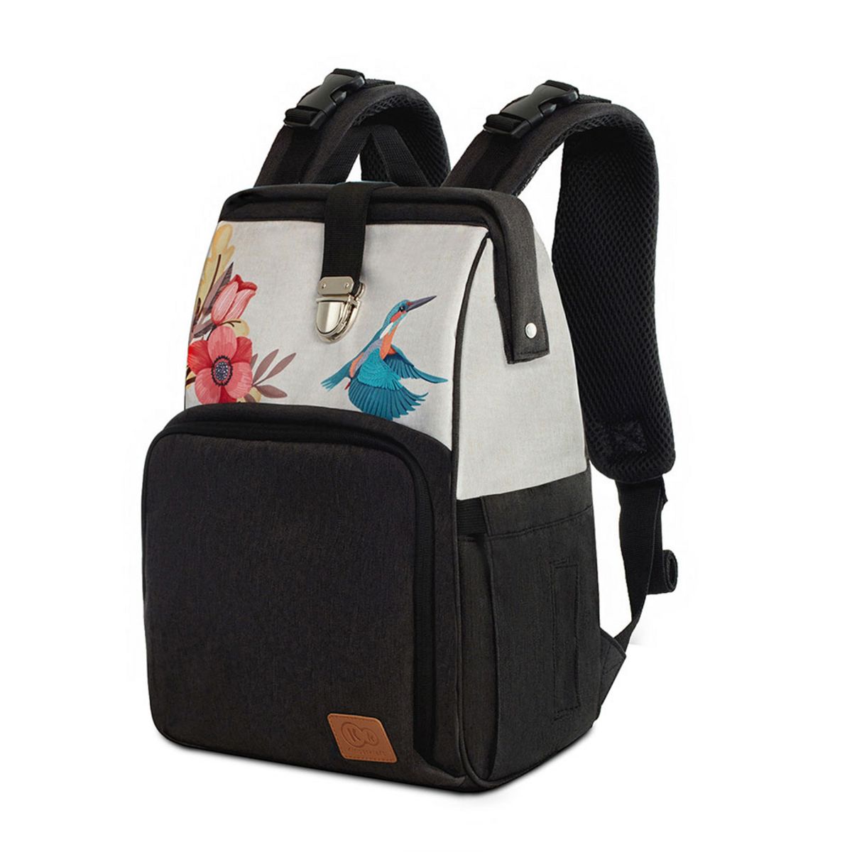 KINDERKRAFT Sac à langer Molly oiseaux bébé 
