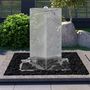 Voir la diapositive 1 : VIDAXL Fontaine de jardin et pompe Acier inoxydable 76 cm Triangulaire
