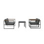 Voir la diapositive 5 : Paris Prix Salon de Jardin 5 Places  Dakar  188cm Gris