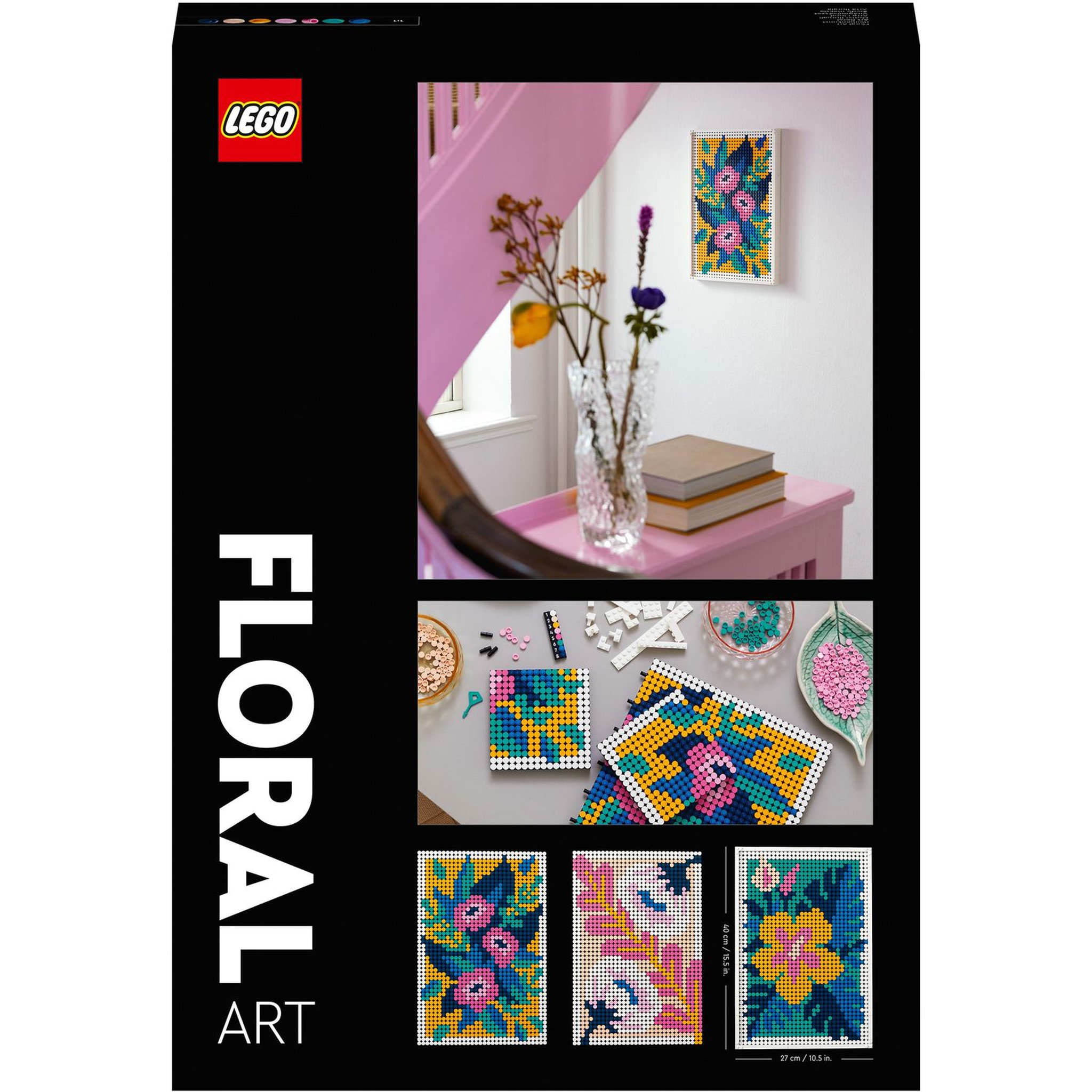 Voir la diapositive 9 : LEGO Art 31207 Art Floral, Accessoire Décoration Intérieure, Fleurs Artificielles, Adultes