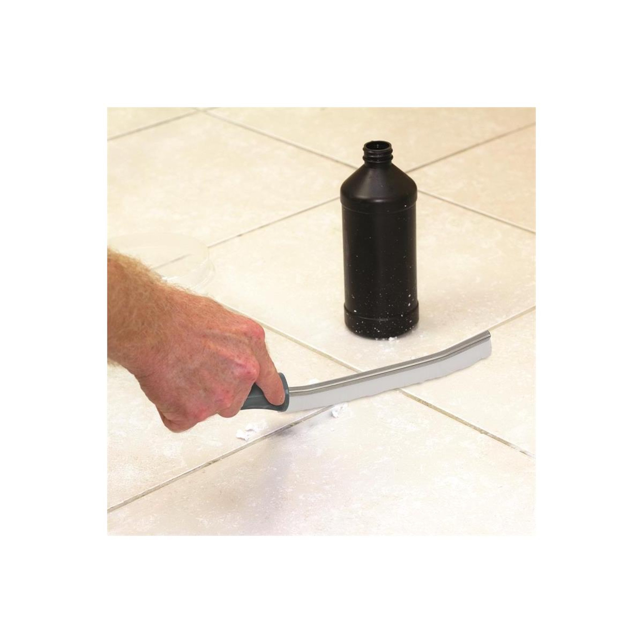 Voir la diapositive 3 : Je cherche une idee Brosse à joints  cleaning  28cm gris