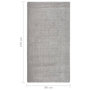 Voir la diapositive 5 : VIDAXL Tapis shaggy antiderapant Gris clair 80x150 cm