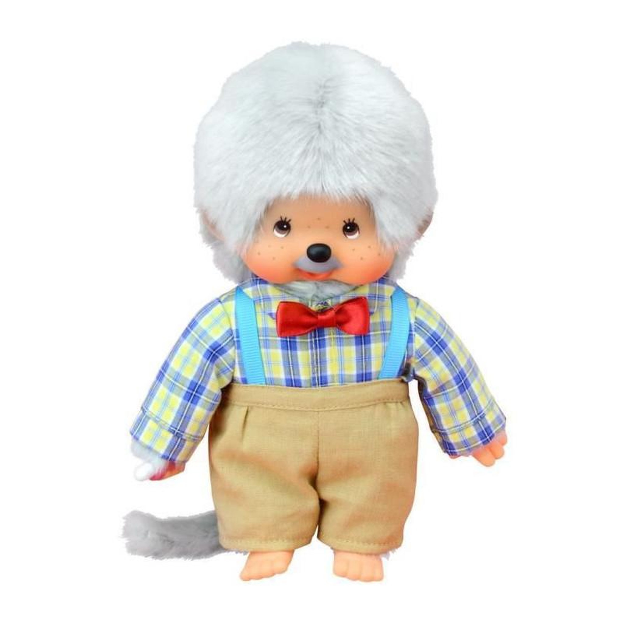 Voir la diapositive 1 : BandaÃ¯ Peluche Bandai Monchhichi Papi marron 20 cm
