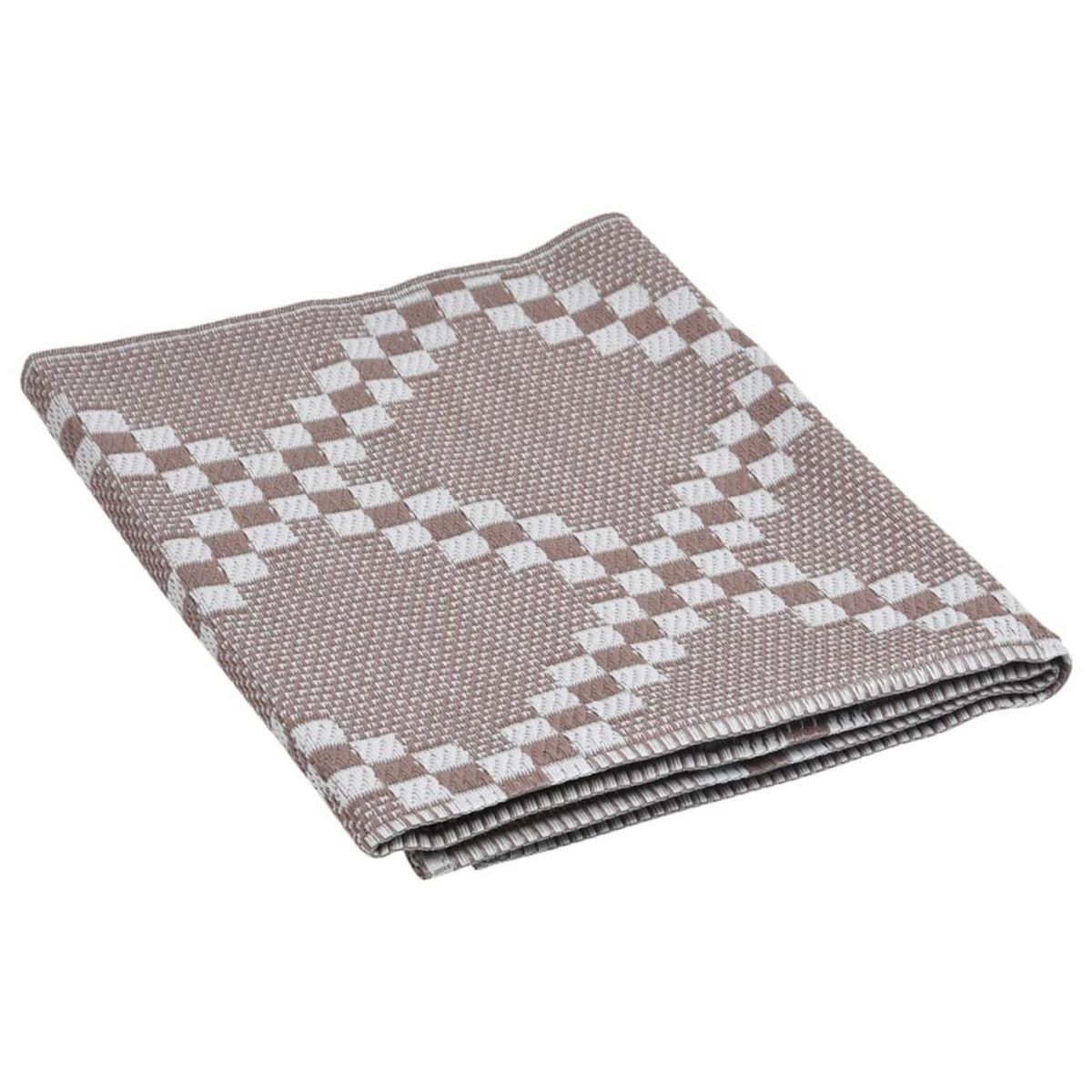 VIDAXL Tapis d'exterieur ARAKIL marron 140x200 cm PP