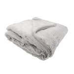 DOMIVA Couverture Snow doublée Microdoux - Souris. Coloris disponibles : Gris