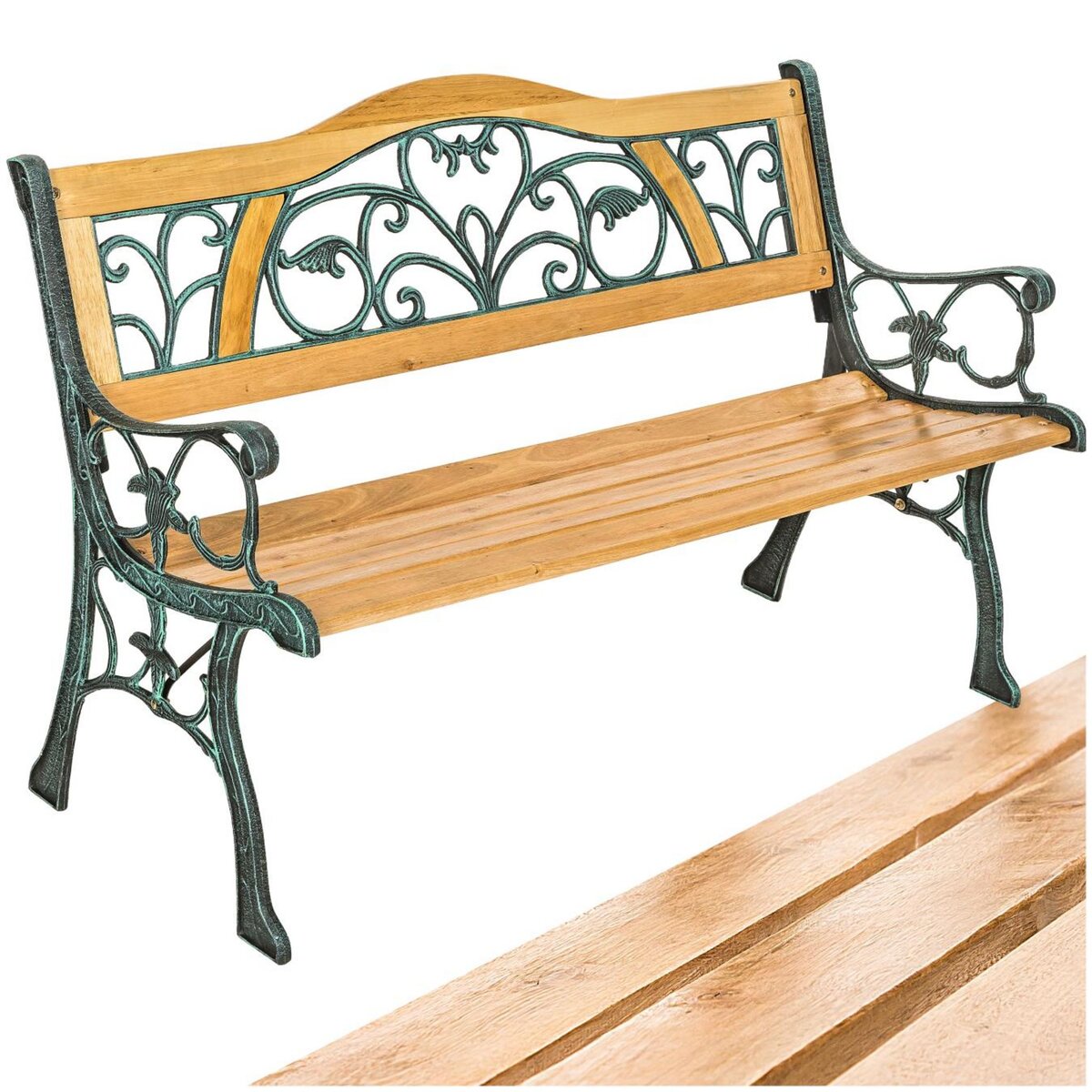 tectake Banc de jardin 2 places