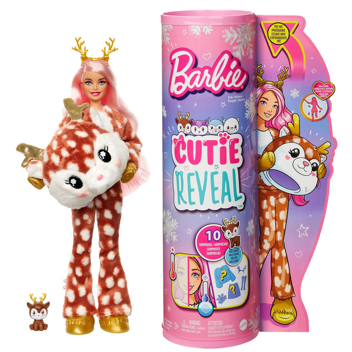 BARBIE Poupée Barbie Cutie Reveal Renne