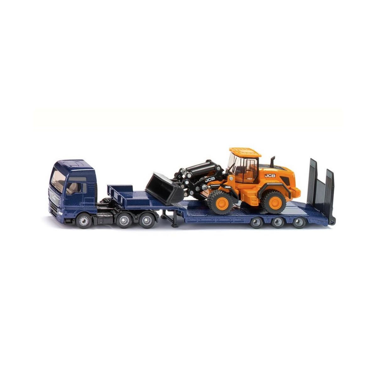 Siku MAN camion surbaisse avec chargeuse JCB 1:87