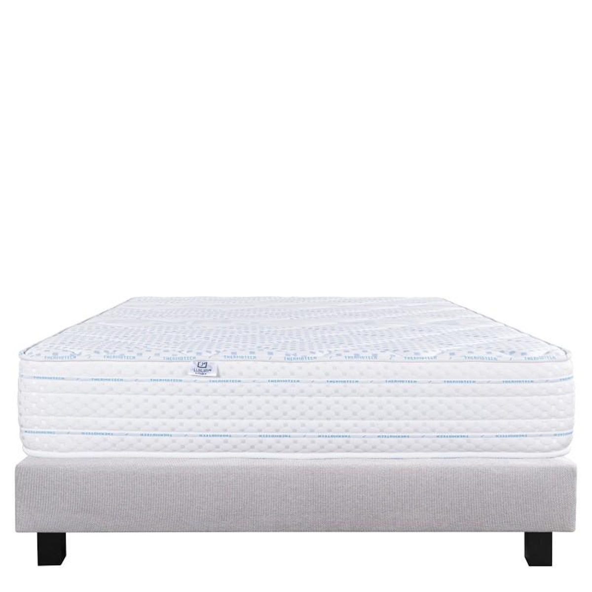 LUXURY LITERIE Ensemble literie mousse, Thermotec Ferme, Gris