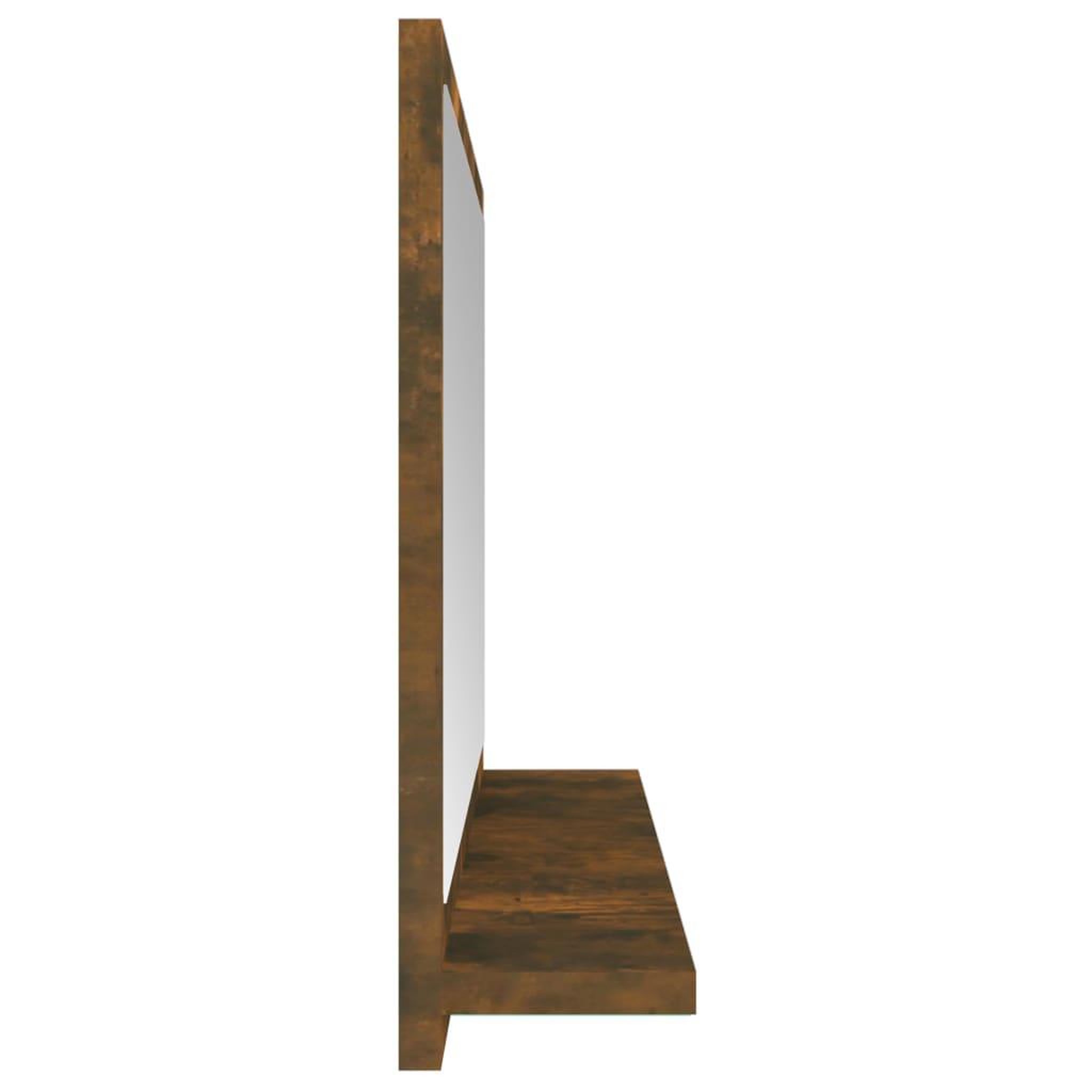 Voir la diapositive 4 : VIDAXL Miroir de bain Chene fume 40x10,5x37 cm Bois d'ingenierie