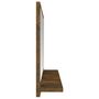 Voir la diapositive 4 : VIDAXL Miroir de bain Chene fume 40x10,5x37 cm Bois d'ingenierie