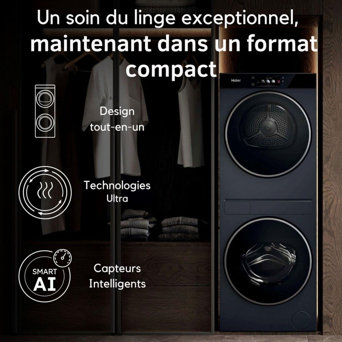 HAIER Lave linge séchant hublot CLC108-GNU1-S