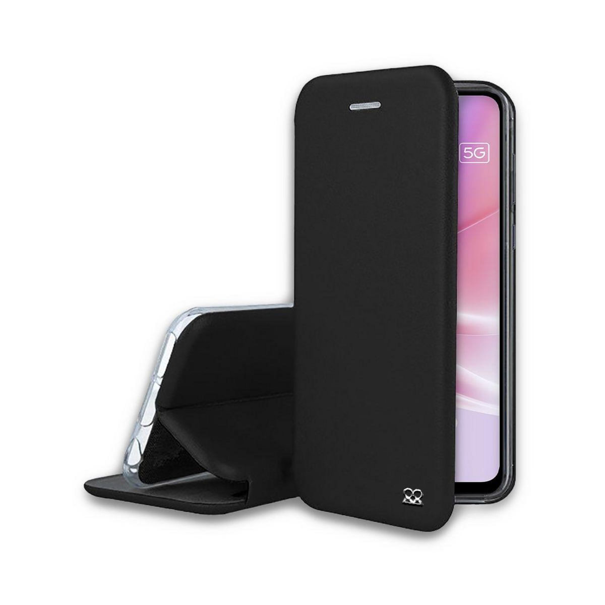 IBROZ Etui Oppo A77 5G Cuir noir