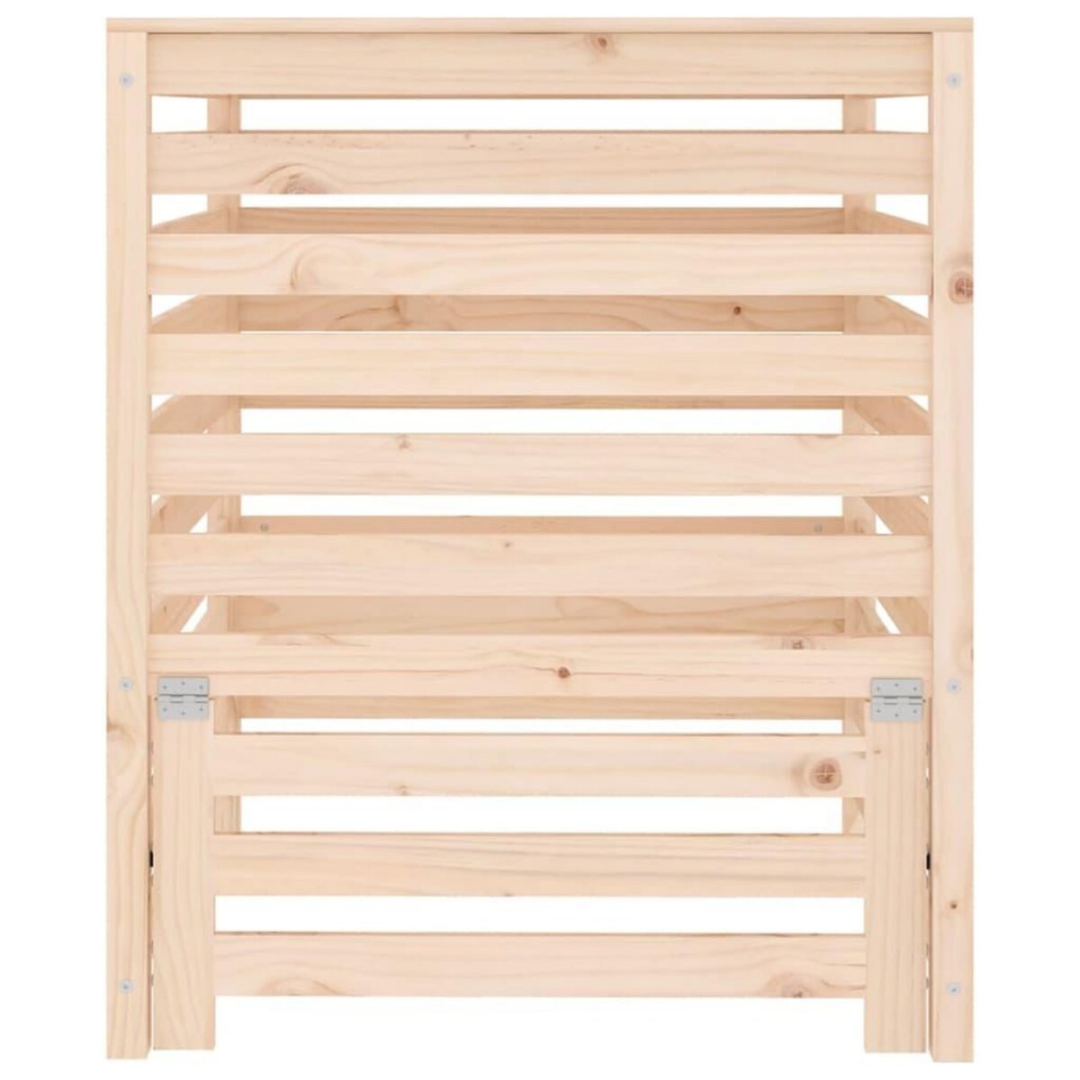 VIDAXL Composteur 82,5x82,5x99,5 cm Bois massif de pin
