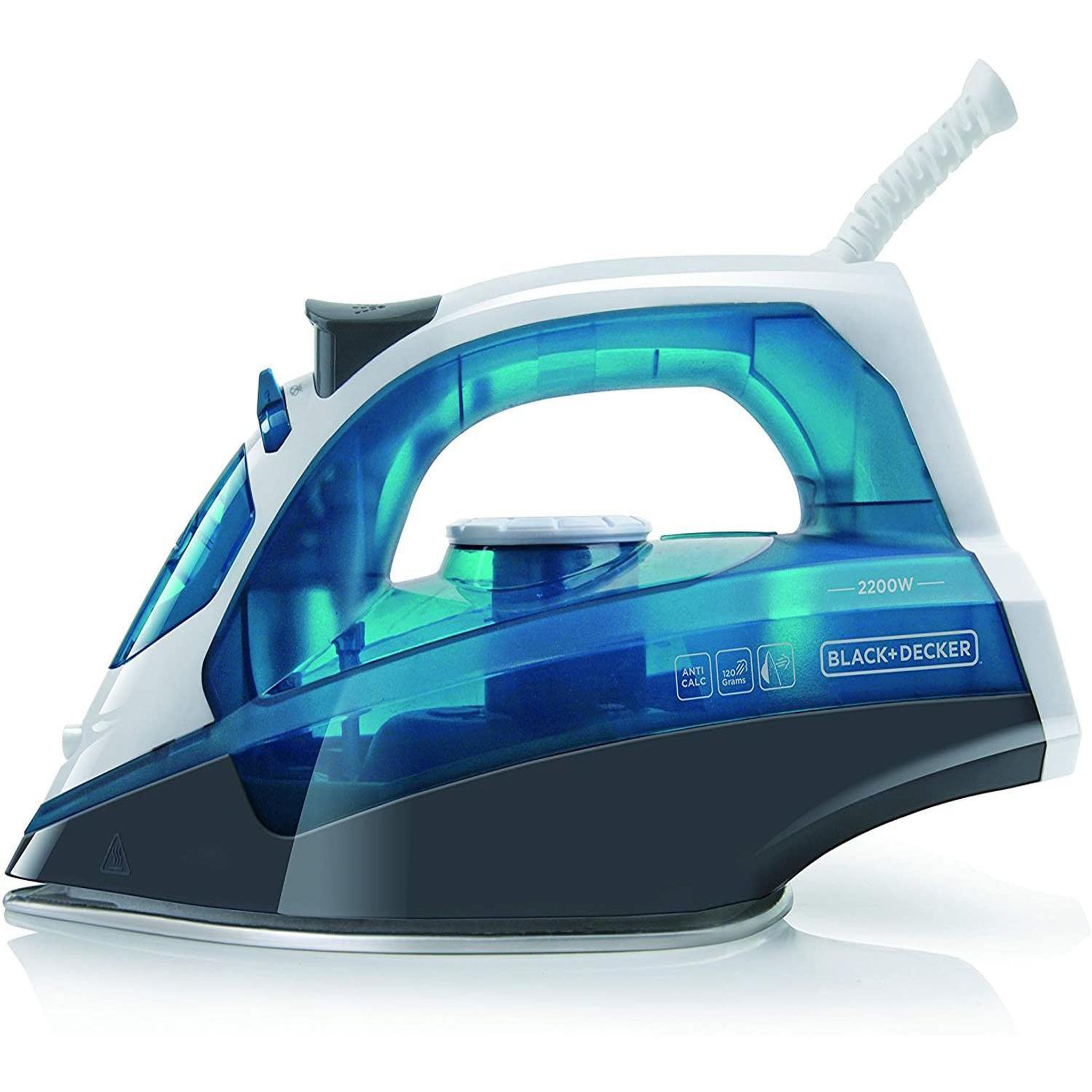Voir la diapositive 2 : Black et Decker Fer à repasser vapeur 2200w 30g/mn - BXIR2200E