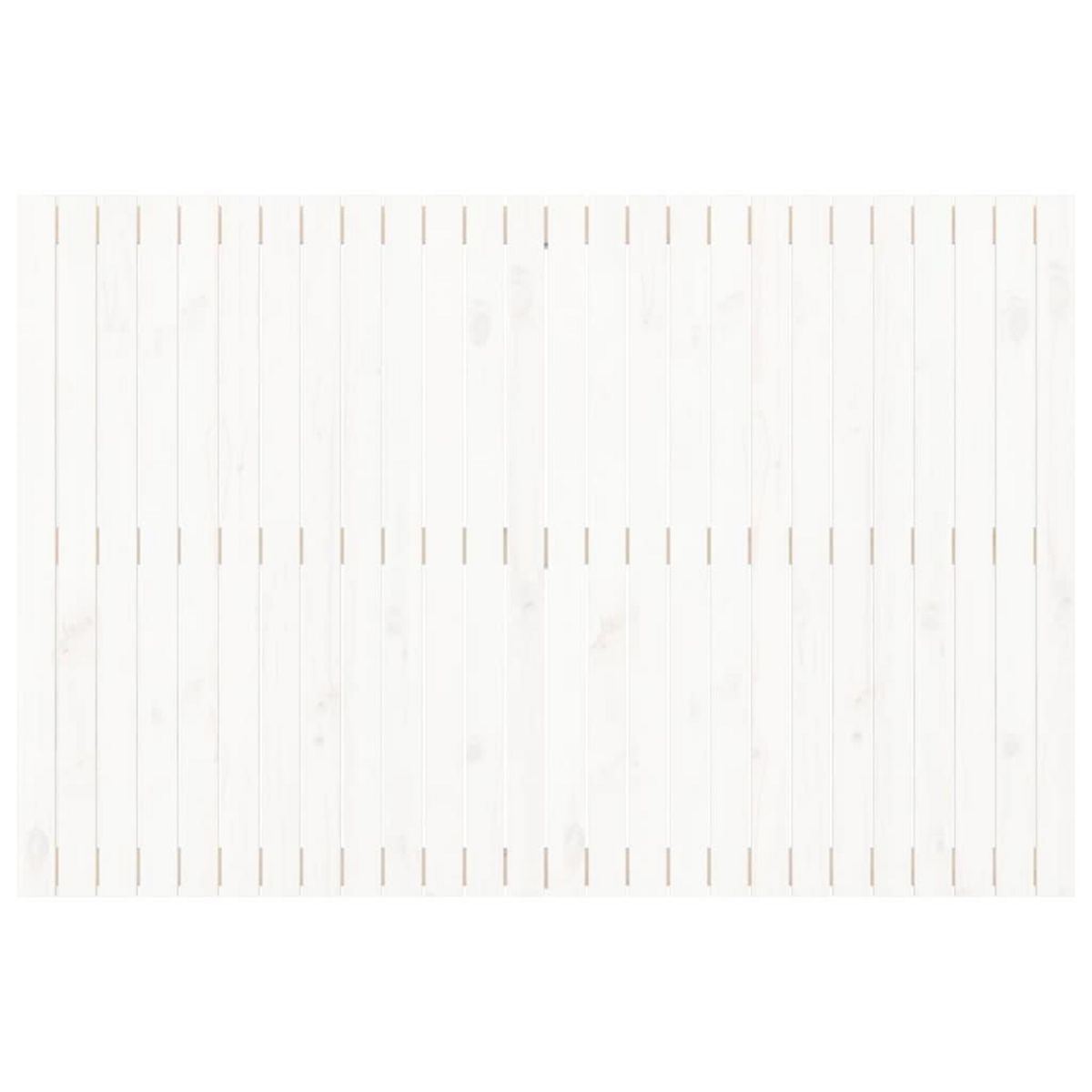 VIDAXL Tete de lit murale Blanc 166x3x110 cm Bois massif de pin