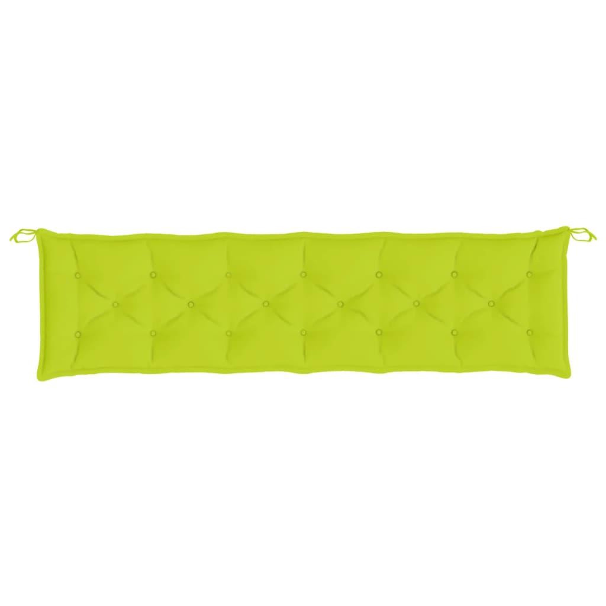 Voir la diapositive 5 : VIDAXL Coussins de banc de jardin lot de 2 vert vif tissu Oxford