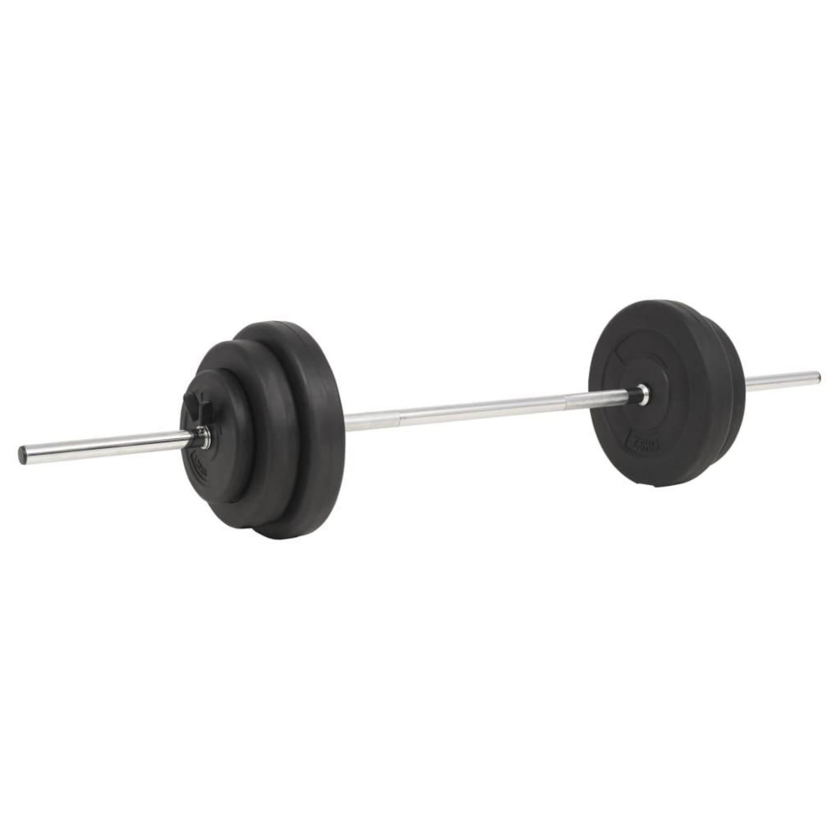 VIDAXL Barre d'halteres avec plaques 60 kg