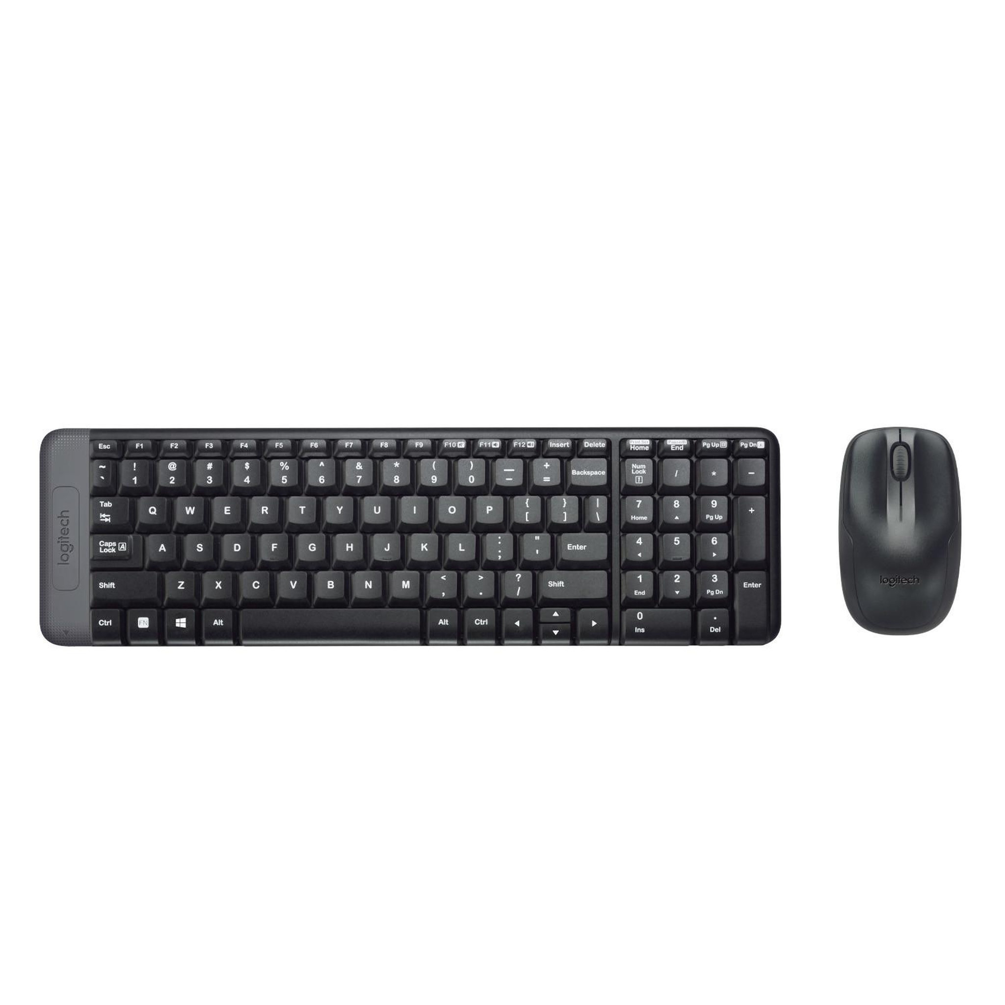 Voir la diapositive 2 : Logitech Logitech wireless combo mk220 clavier rf sans fil qwerty italien noir