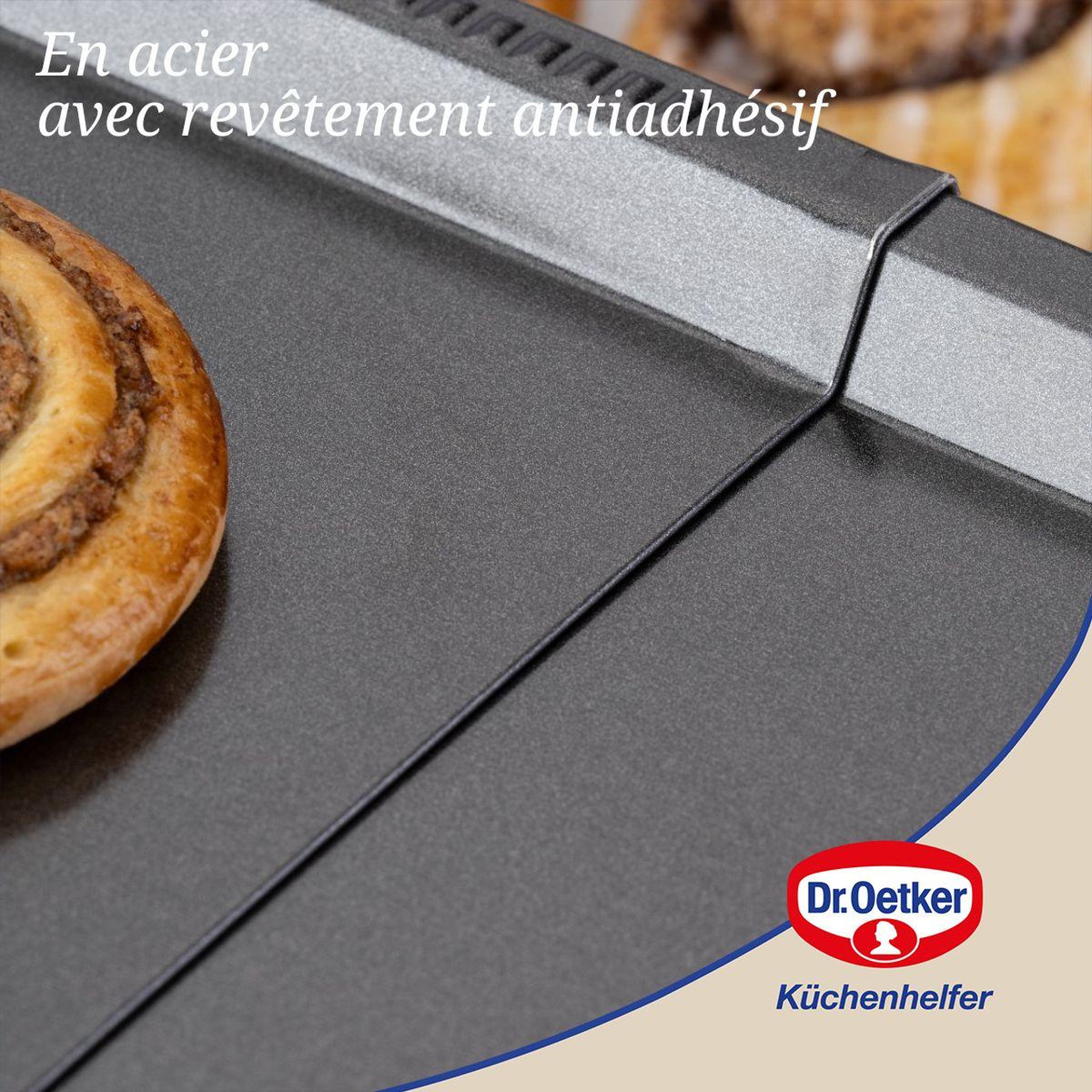 Voir la diapositive 5 : DR.OETKER Plaque four extensible 36 à 52 x 33 cm dr oetker tradition