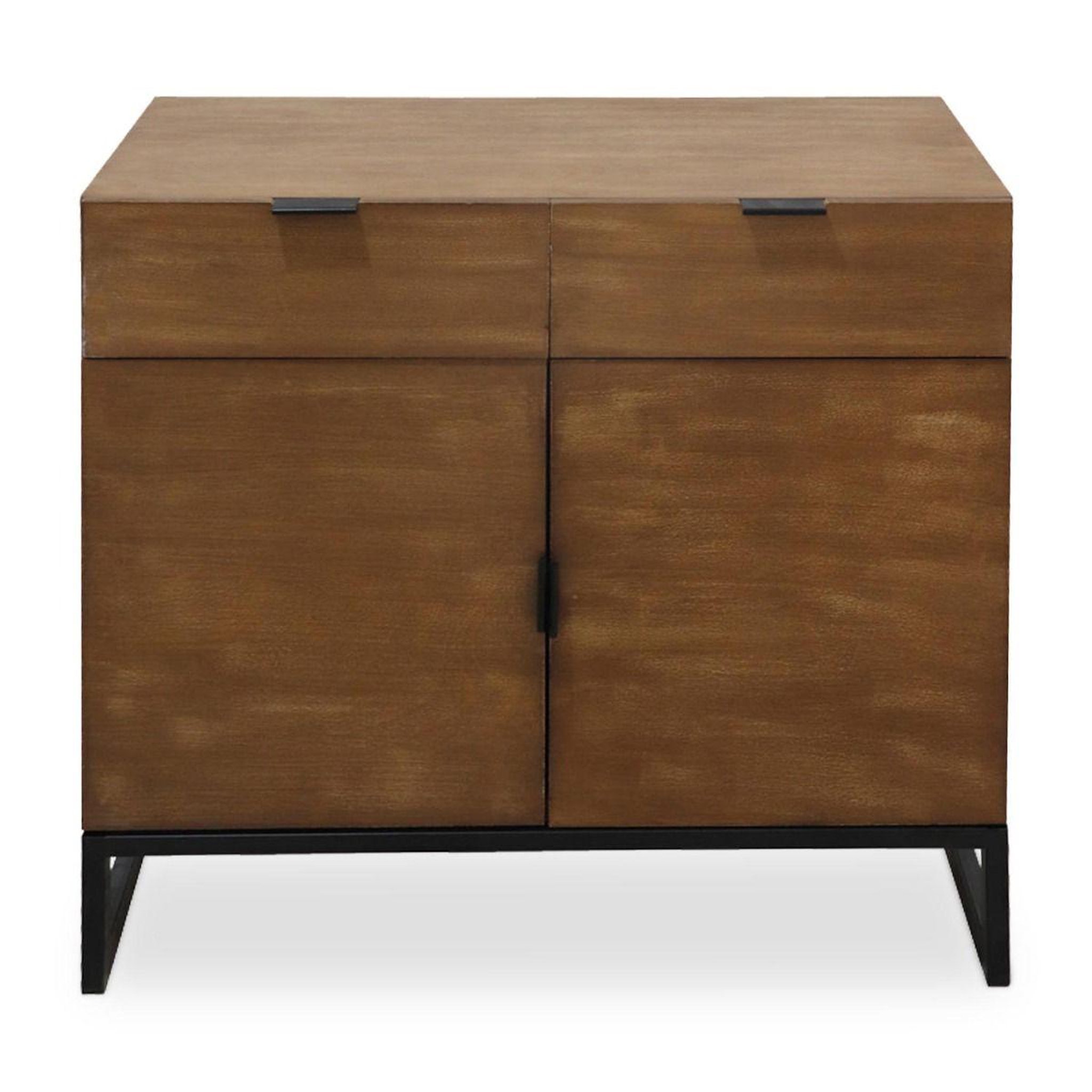 Voir la diapositive 2 : Paris Prix Commode 2 tiroirs & 2 portes  bolta  79cm chêne clair