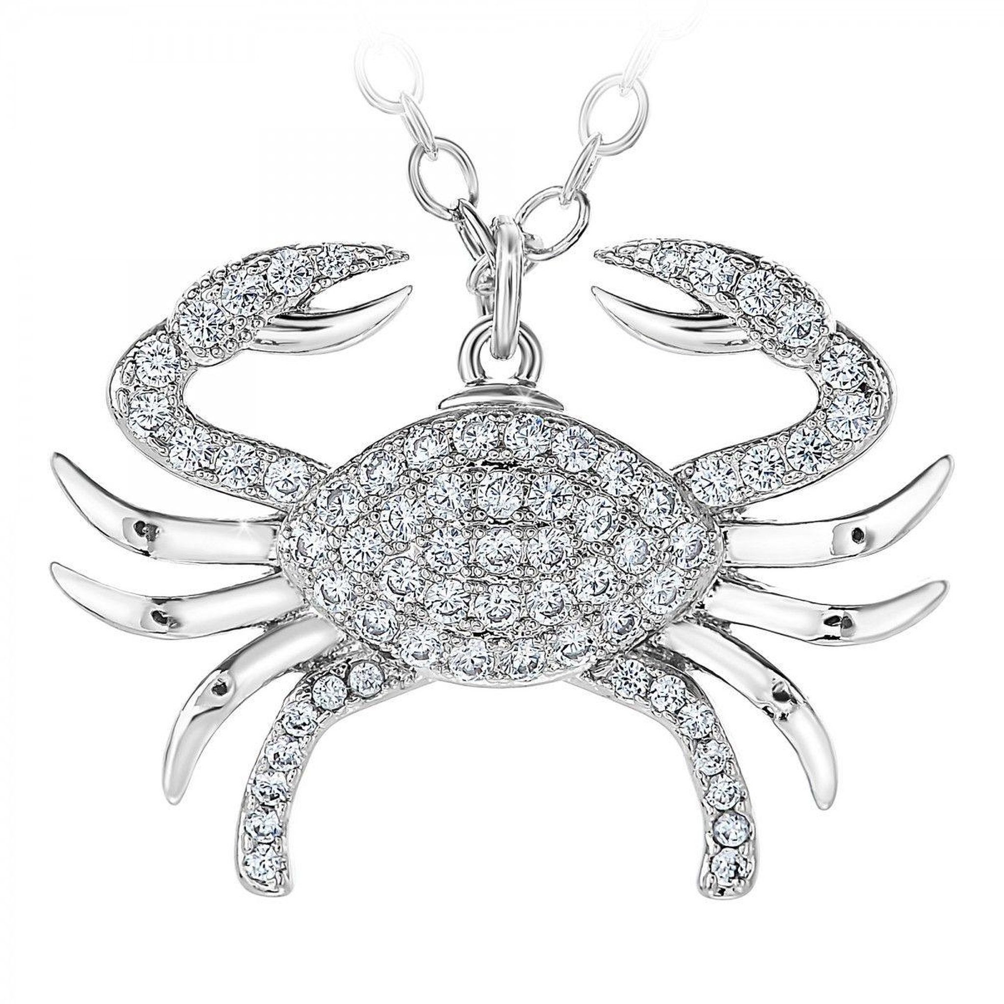 SC CRYSTAL Collier signe astrologique cancer orné de Cristaux scintillants par SC Crystal