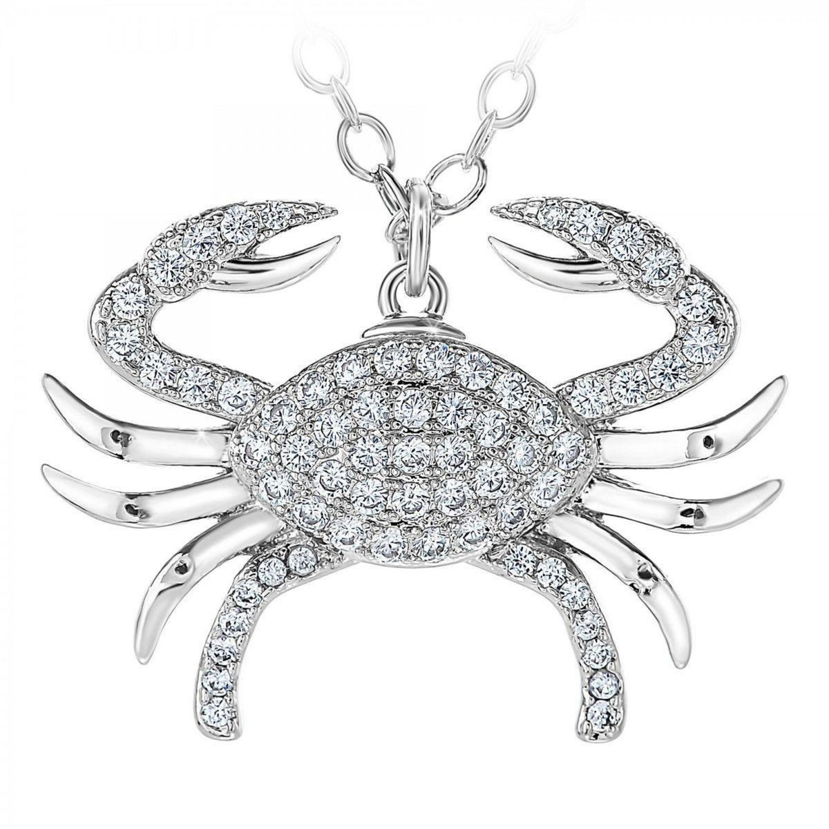 SC CRYSTAL Collier signe astrologique cancer orné de Cristaux scintillants par SC Crystal