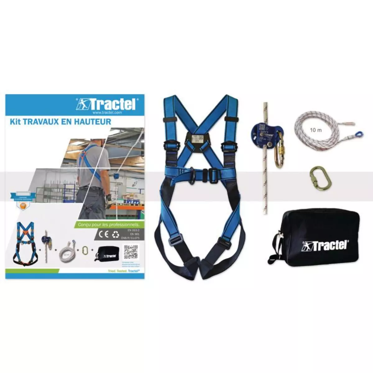TRACTEL Kit antichute pour travaux en hauteur TM L TRACTEL 72562