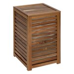 FIVE Panier à Linge en Bois  Acacia  65L Marron