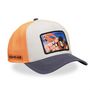 Voir la diapositive 4 : CAPSLAB Casquette trucker premium avec filet effet bambou Dragon Ball Z Gohan