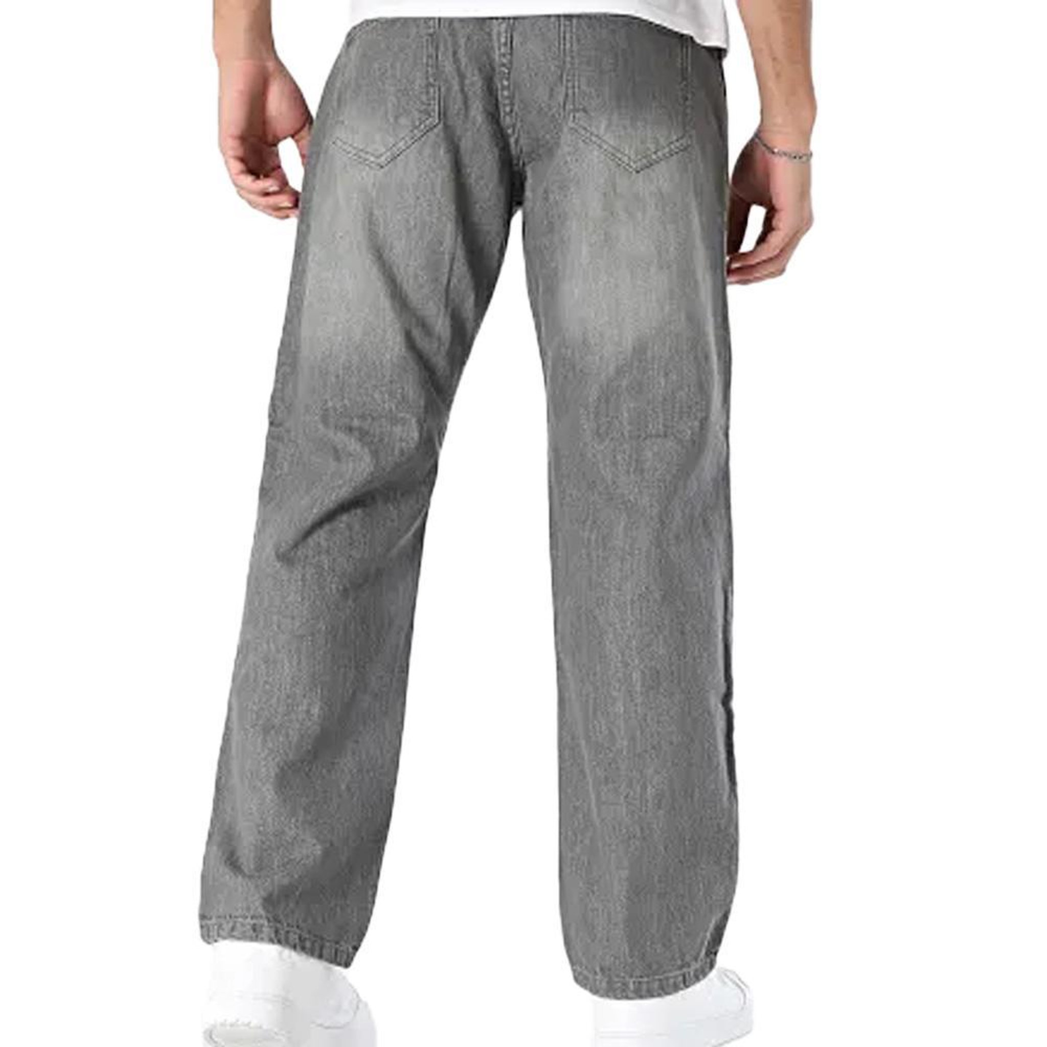 Voir la diapositive 2 : PANAME BROTHERS Jean Loose Gris Homme Paname Brothers Relaxed