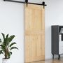 Voir la diapositive 4 : VIDAXL Porte NARVIK 100x210 cm bois massif de pin