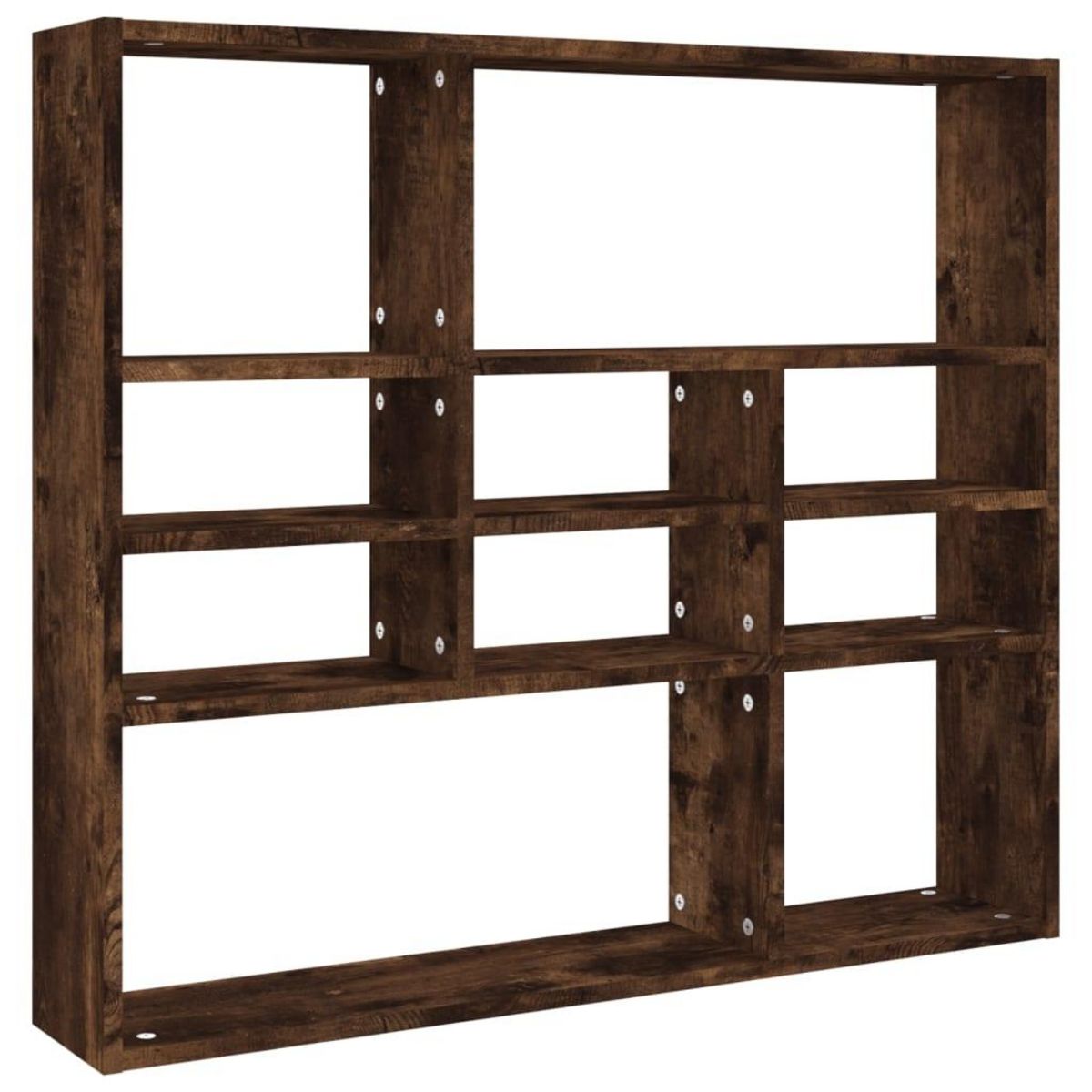 VIDAXL Etagere murale Chene fume 90x16x78 cm Bois d'ingenierie