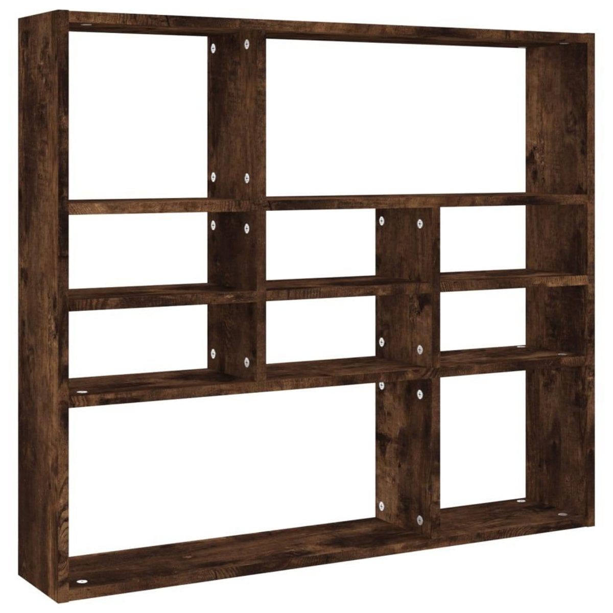 VIDAXL Etagere murale Chene fume 90x16x78 cm Bois d'ingenierie