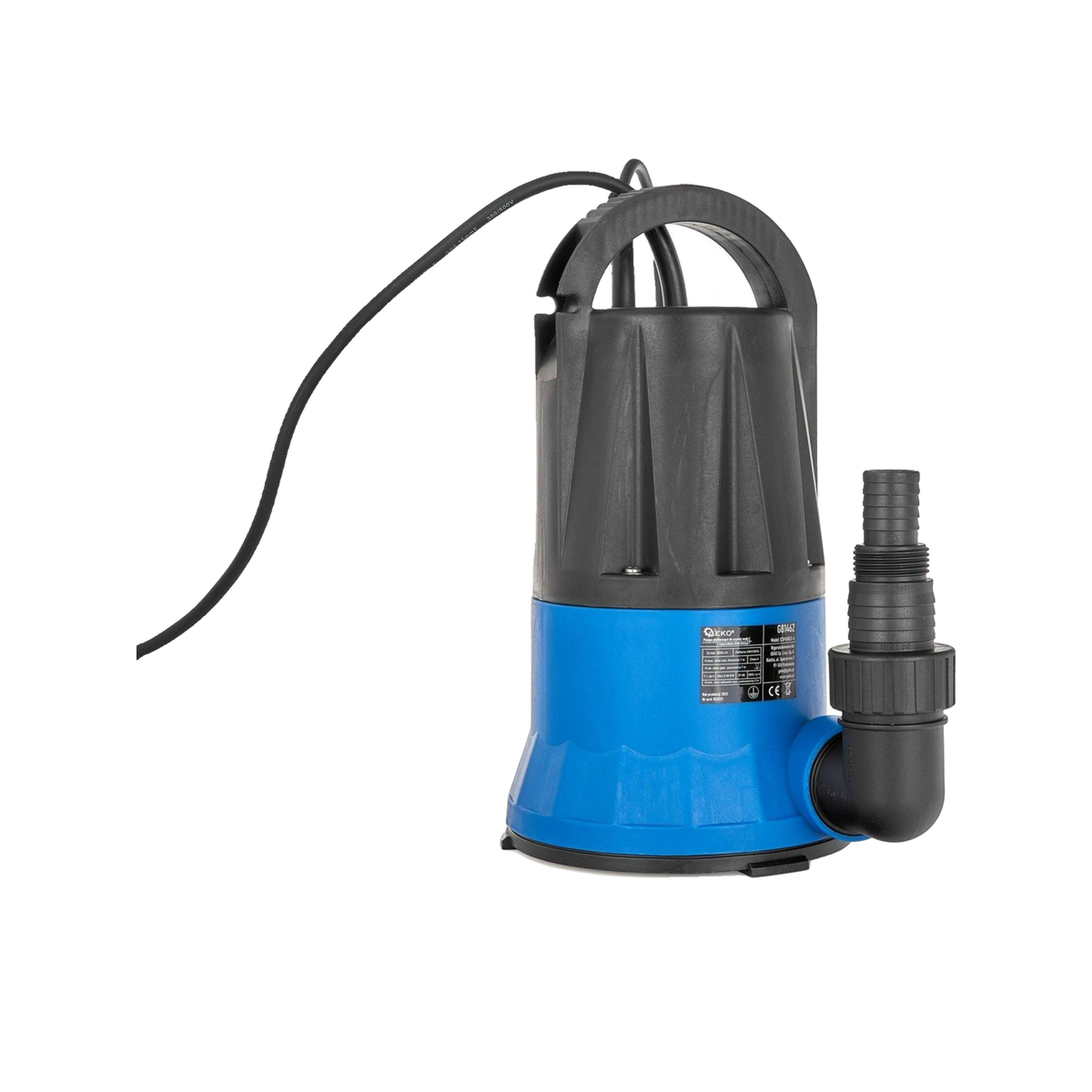 Voir la diapositive 3 : Geko Pompe à eau Geko submersible pump 550w 6000l/h légère