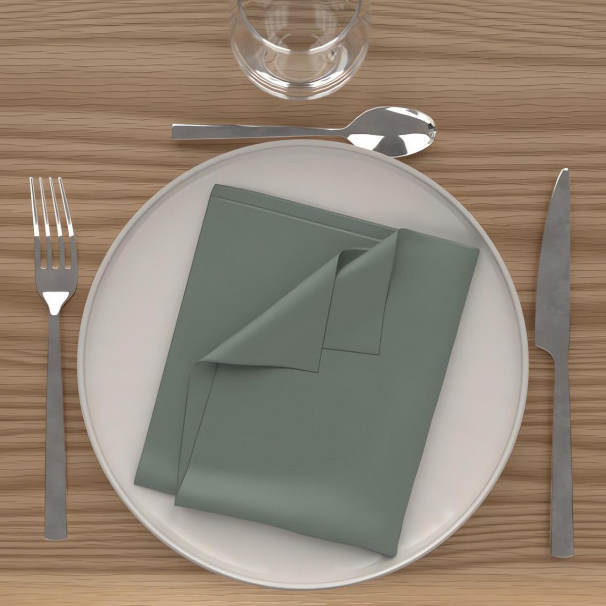 SOLEIL D'OCRE Lot de 3 serviettes de table 40X40 cm ALIX, par Soleil d'Ocre