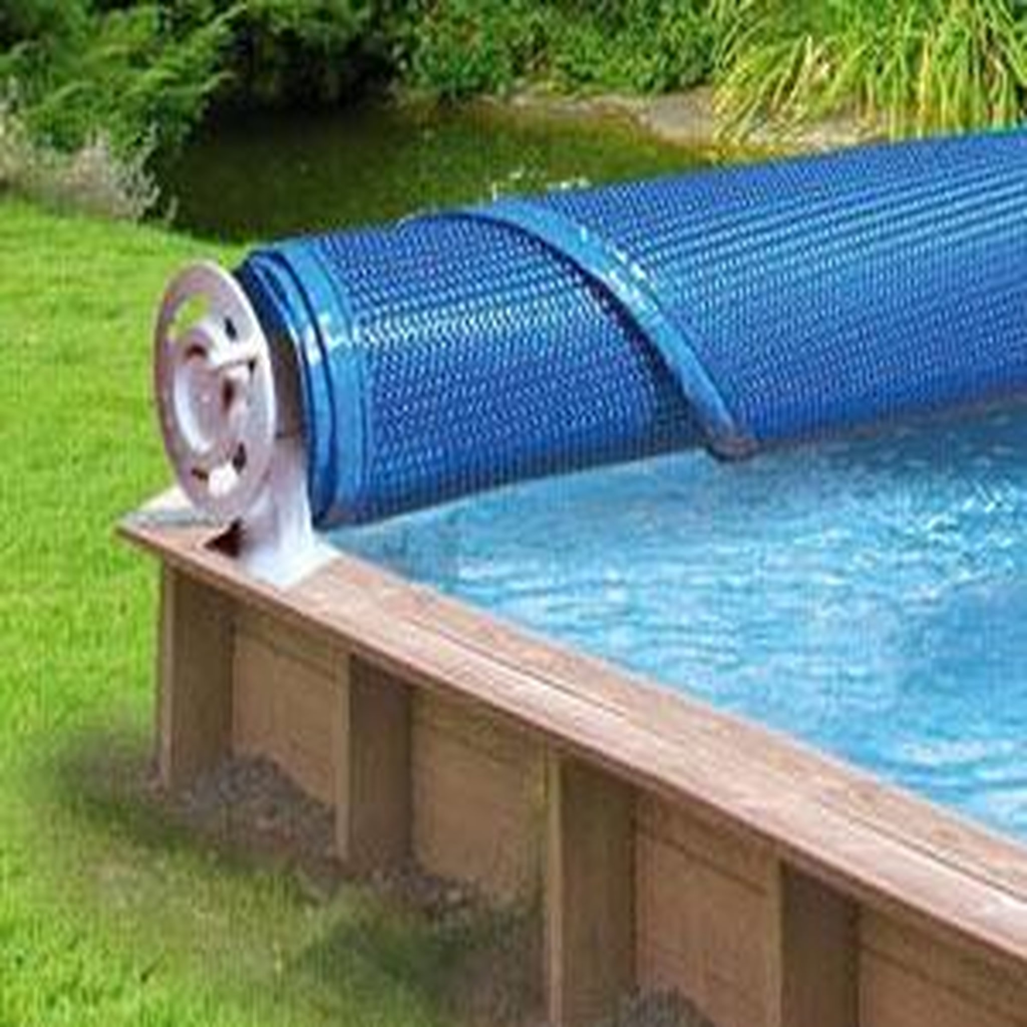 Voir la diapositive 1 : Habitat et Jardin Enrouleur de Bâche été piscine hors-sol