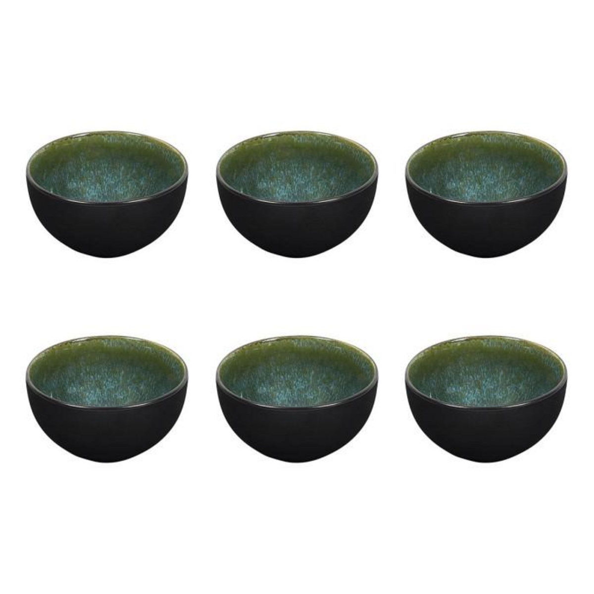 Paris Prix Lot de 6 Bols  Elia  66cl Vert