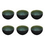 Voir la diapositive 1 : Paris Prix Lot de 6 Bols  Elia  66cl Vert