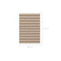 Voir la diapositive 4 : Rendez vous déco Tapis rectangulaire en jacinthe d'eau 215x150 cm-Saona
