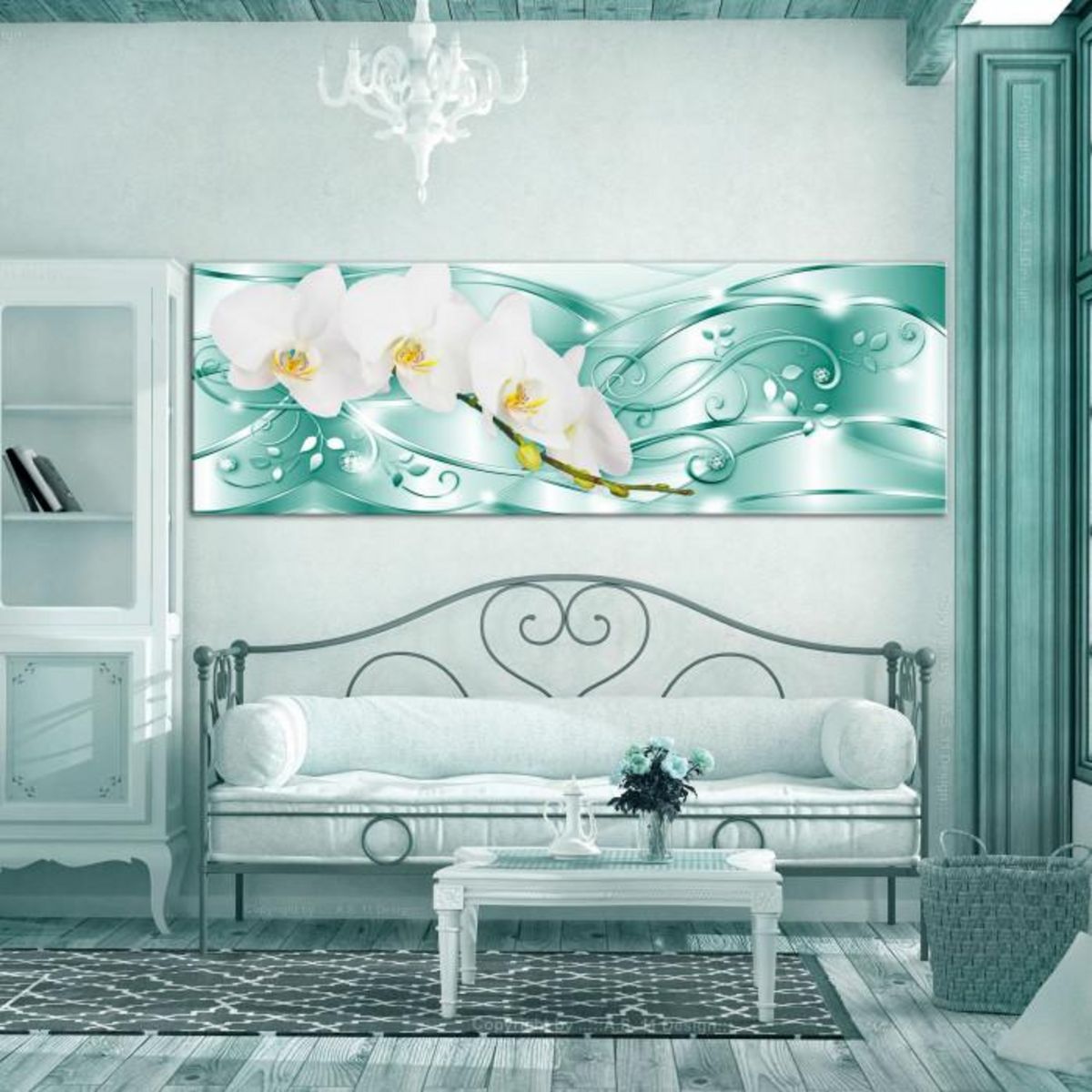 Paris Prix Tableau Imprimé  Flowering Narrow Green