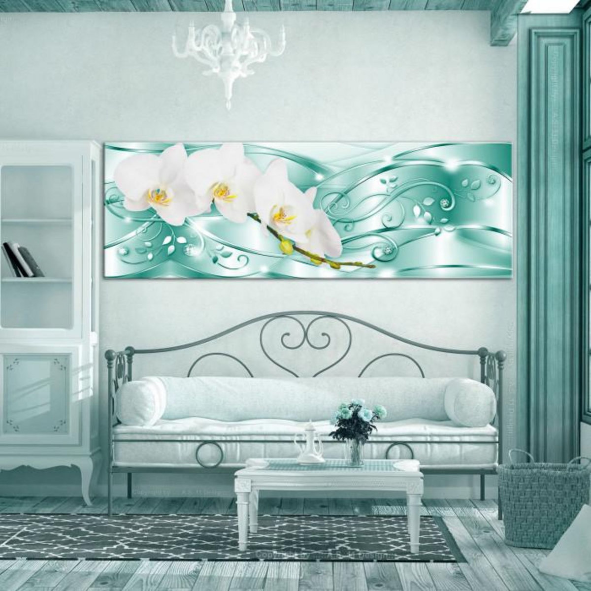 Paris Prix Tableau Imprimé  Flowering Narrow Green