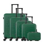 SWISS KOPPER SWISS KOPPER - Set de 5 Valises AIGLE-U 75 cm 4 Roues. Coloris disponibles : Rouge, Beige, Bleu, Vert