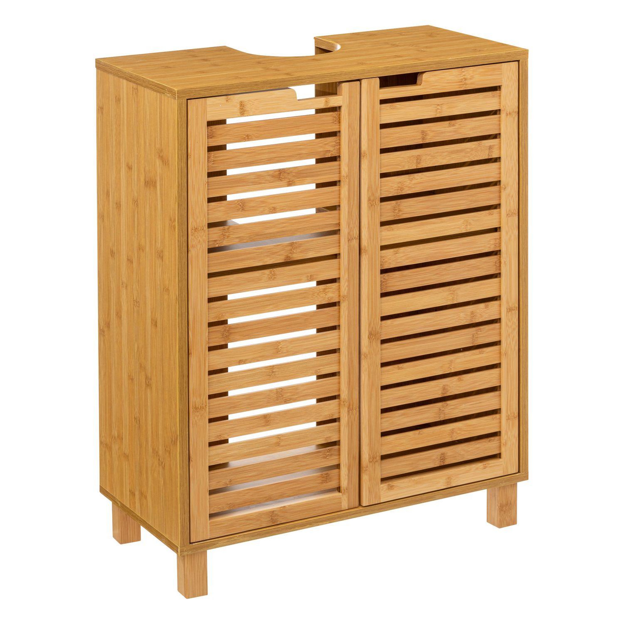FIVE Meuble sous lavabo en bambou sicela - 60 x h. 80 cm - marron