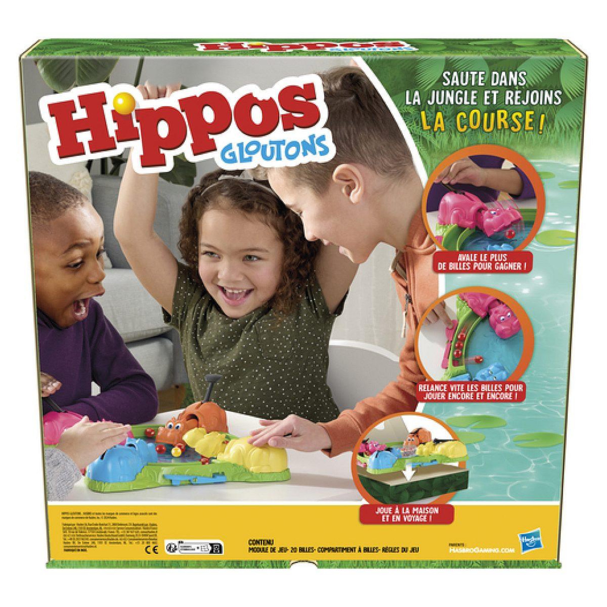 Voir la diapositive 2 : HASBRO Gaming hippos gloutons