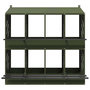 Voir la diapositive 5 : VIDAXL Nichoir a poules avec 8 compartiments vert olive metal