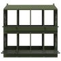 Voir la diapositive 5 : VIDAXL Nichoir a poules avec 8 compartiments vert olive metal