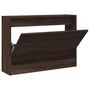 Voir la diapositive 2 : VIDAXL Armoire a chaussures chene marron 80x21x57 cm Bois d'ingenierie