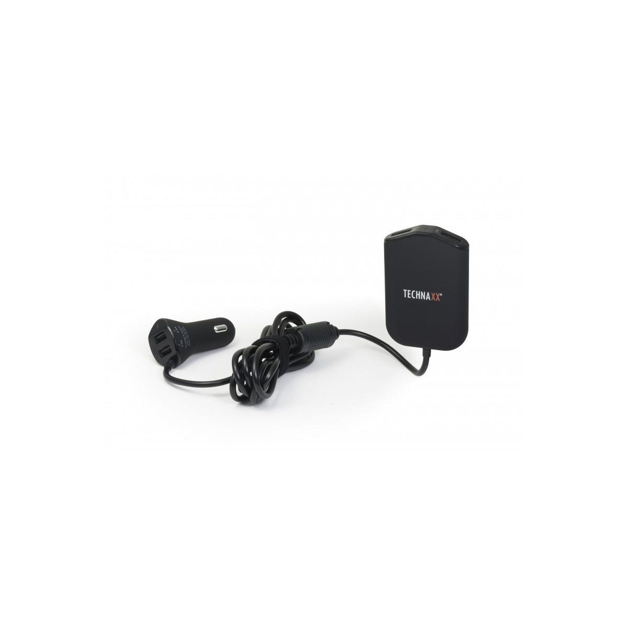 Voir la diapositive 2 : TECHNAXX Technaxx family car charger te14 smartphone noir allume-cigare auto